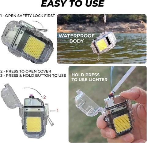 Transparent ARC Electric Lighter ⚡